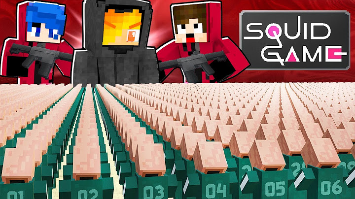 Tôi Cho 1,000,000 Dân Làng Chơi Squid Game Trong Minecraft