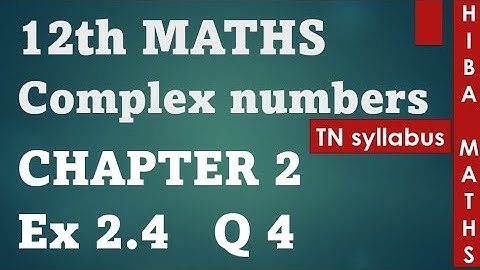 12th maths chapter 2 exercise 2.4 question 4