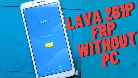 Lava Z61P Frp unlock bypass  z61pro 🔓 unlock without pc 🔓free unlocking 101% working