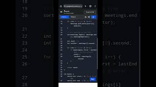 Max Non-Overlapping Meetings in One Room | Meeting Room Scheduling in C++ | Greedy Algorithm