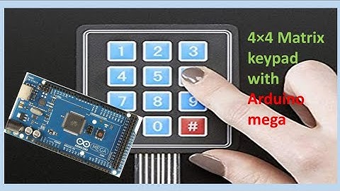 Connect matrix keypad with Arduino Code, Circuit