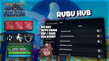 [ BEST ] Blox Fruits Script Rubu Hub V5 *No Key* // AUTO FARM // RACE V4 // SEA EVENT // and more !!
