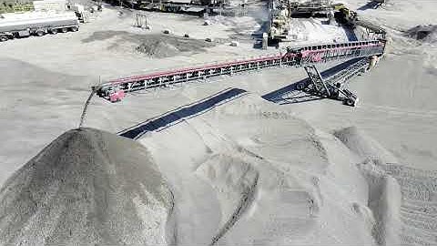 Thor Global Telescopic Stacker: Aggregate Application.