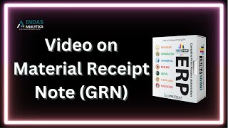 Material Receipt Note GRN Video   Hindi