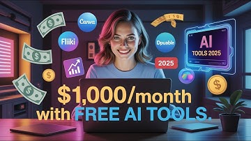 How to Make $1,000/Month Using FREE AI Tools in 2025 | No Experience Needed 💰🤖