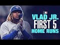 Vlad Jr's first 5 career home runs