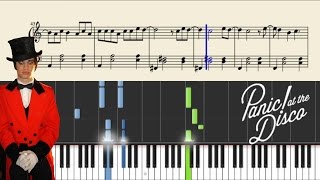 Video thumbnail of "Panic! At The Disco: I Write Sins Not Tragedies - Piano Tutorial + SHEETS"