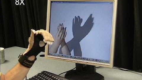 EigenSkin: examples of real-time control of EigenSkin-enabled hand with CyberGlove
