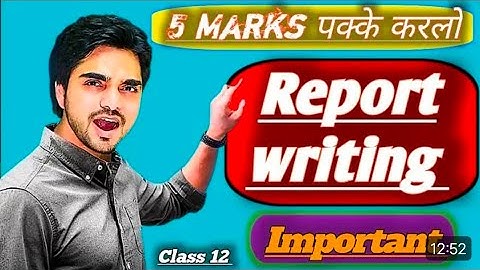 Report writing class 12 English Grammar | oneshot | By dear sir with Important Questions