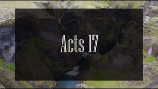 A reading of Acts 17 from the New Living Translation