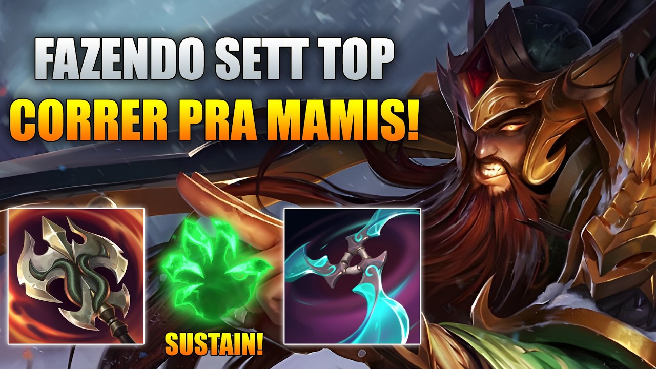 SETT APANHOU TANTO QUE VOLTOU CORRENDO PRA MAMIS