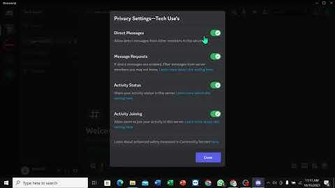How To Disable Direct Message in Discord Server