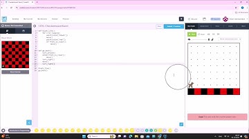 Python 1.17.6 სავარჯიშო - checkerboard Karel / codehs.com / ლევან ნიშნიანიძე