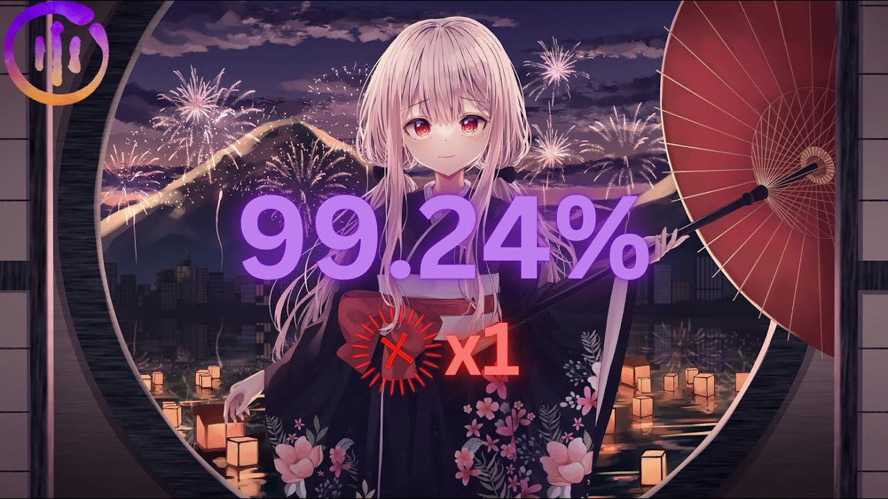 [osu!mania] Kamiari Algorithm (katagiri bootleg) 1.1x 99.24% - YouTube