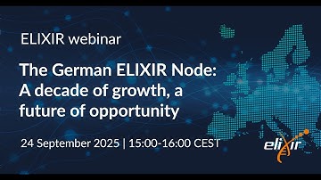 ELIXIR-DE Webinar Sept 2025