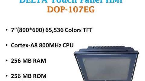 Delta DOP-107-EG TFT LCD 7 Inch Replacement display HMI Touch Screen