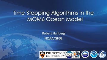 Lecture: MOM6 time stepping