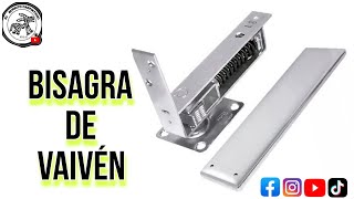 Cómo instalar bisagra para puerte de cocina (vaiven)