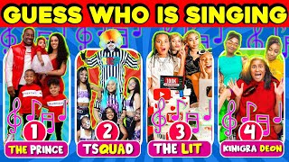 Can You Guess Who Sing's Better |  Prince Family, TSquad, Kinigra Deon, FamousTubeFamily