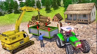 Drive Tractor Trolley offroad Cargo -Free 3D Games screenshot 4