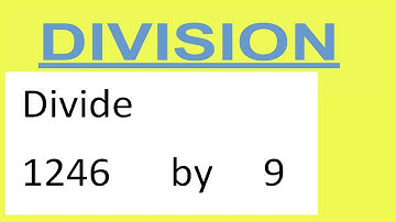 Divide     1246      by     9