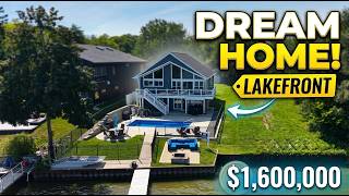 🟢42813 N Woodbine Ave, Antioch IL 60002 | Chain O'Lakes Luxury Waterfront Tour (MLS #12709701)🟢