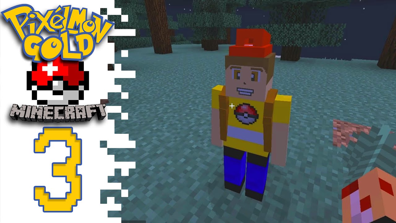 Pixelmon GOLD! (Pokemon Minecraft Mod) - EP03 - Trolly Guy minecraft pixelmon servers 1.14.1