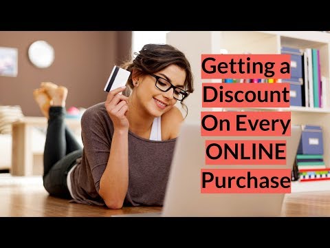 Getting a Discount on Every Online Purchase