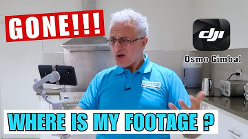 Recover Lost Footage from a DJI OM Gimbal !!! And How to Prevent it from Happening again!!!