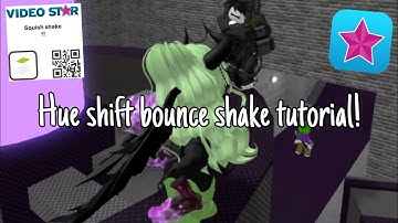 Hue shift bounce shake tutorial! (Video star free)