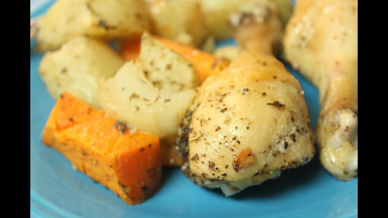 Super Simple (and Delicious) Roasted Drumsticks and Vegetables YouTube