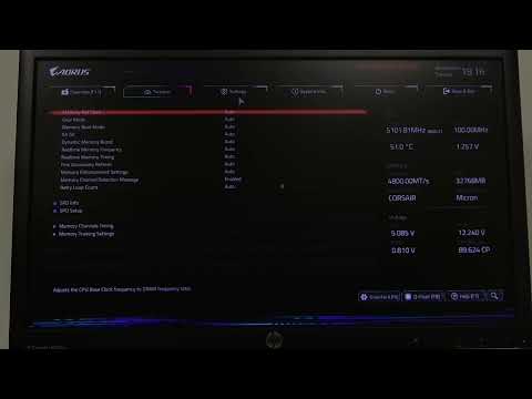 How To Open Advanced Memory Settings On Gigabyte Z790 AORUS Elite X WiFI