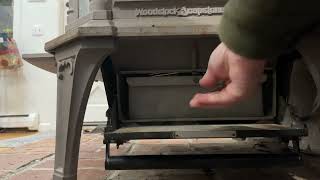 Woodstock soapstone wood stove - ash pan review