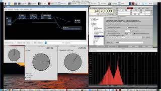 FLdigi CW serial port keying, SIDEtone audio output, change from 1500 hz to any hertz with SDR mixer
