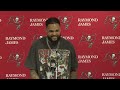 Mike Evans Reacts To Hitting 1,000 Yards For The 11th Time | Press Conference | Tampa Bay Buccaneers