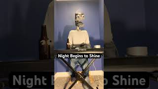 Night begins to shine #animatronics #puppet #robot #piano #music #art #theimaginationmachine