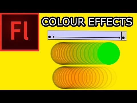 How To Animate In Flash CS5: 004 Colour Effects Alpha, Tint & Brightness