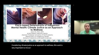 Place-based Determinants of Indigenous Mental Health: Climate Justice as an Approach to Wellness