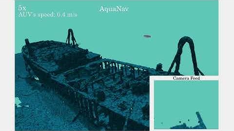 AquaVis: A Perception-Aware Autonomous Navigation Framework for Underwater Vehicles / IROS21 Video