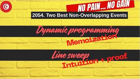 2054  Two Best Non Overlapping Events