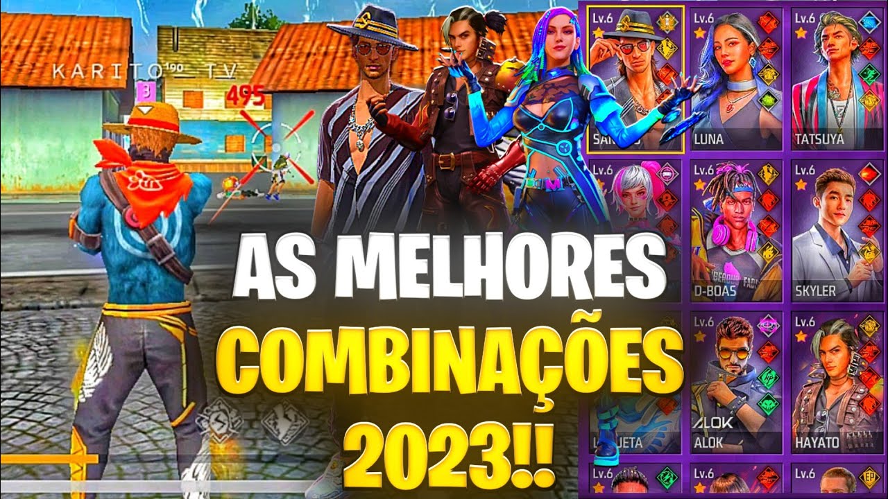 5 melhores combinações de personagens do Free Fire (outubro de 2023)