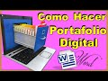 COMO HACER UN PORTAFOLIO DIGITAL EN WORD✅ EN 5 MINUTOS✨