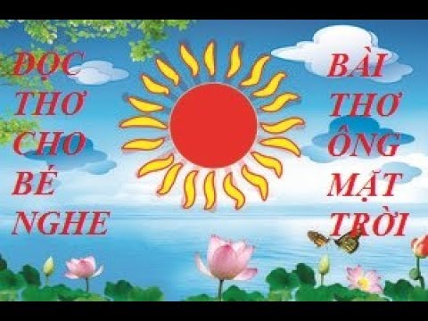 Video Bài thơ Ông Mặt trời - Hiệu trưởng kể chuyện - Hiệu... - youtube