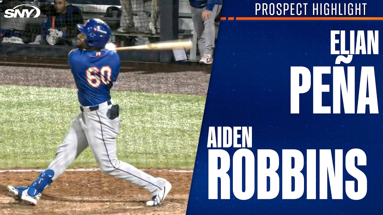 Elian Peña, Aiden Robbins | Mets Prospect Highlights