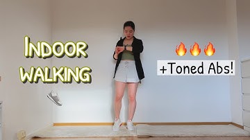 👟2500 BƯỚC đi bộ trong nhà giúp ĐỐT MỠ và giúp CƠ BỤNG SĂN CHẮC (🔥120-150 Calo)
