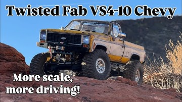Twisted Fab Co Leaf Spring RC Crawler! Vanquish VS4-10 Chevy custom build