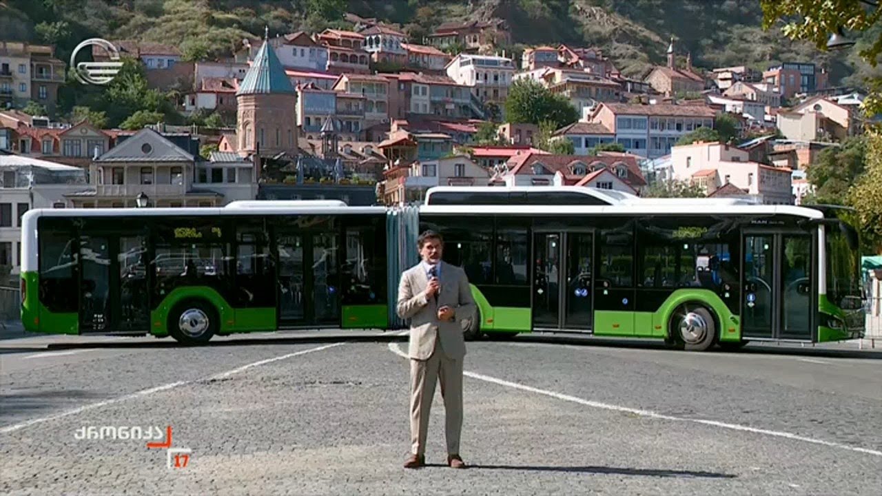 თბილისში 25 ერთეული ახალი ავტობუსი შემოვიდა