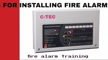 How install a fire alarm panel and other functions on a CFP fire alarm panel  with ENGLISH  SUBTITLE