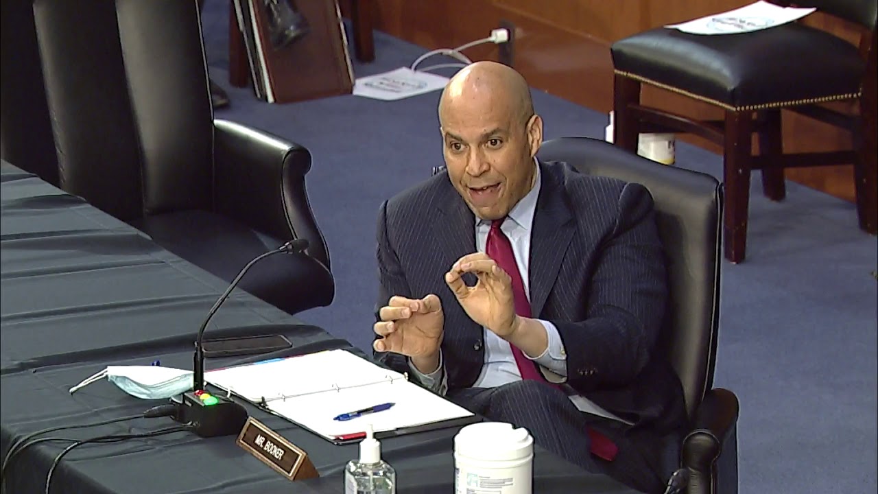 Senator Booker Questions Attorney General Nominee Merrick Garland