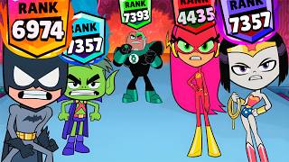 Teen Titans X Brawl Stars Rank Up🥶❤️‍🔥 #brawlstars #teentitans #teentitansgo #rankup #rank